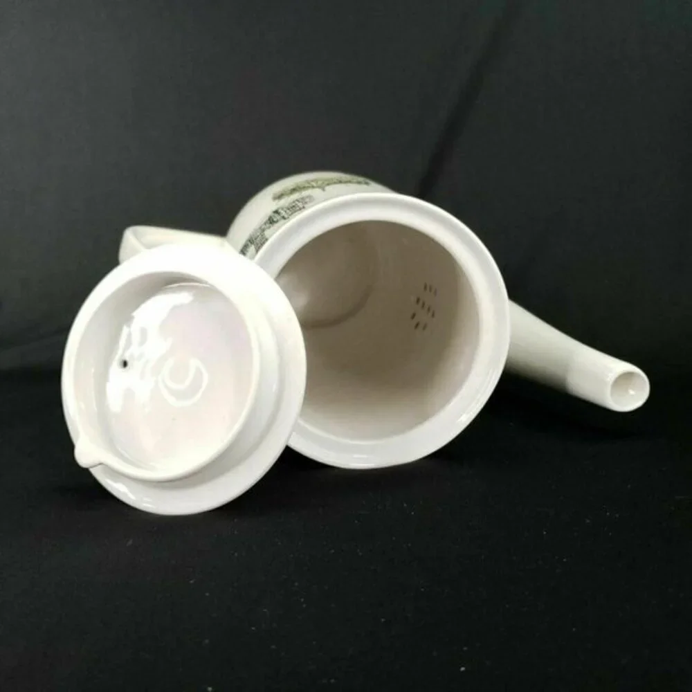 Kaysons‎ International Ironstone Coffee Tea Pot Fine China Japan MCM  Vtg 1966